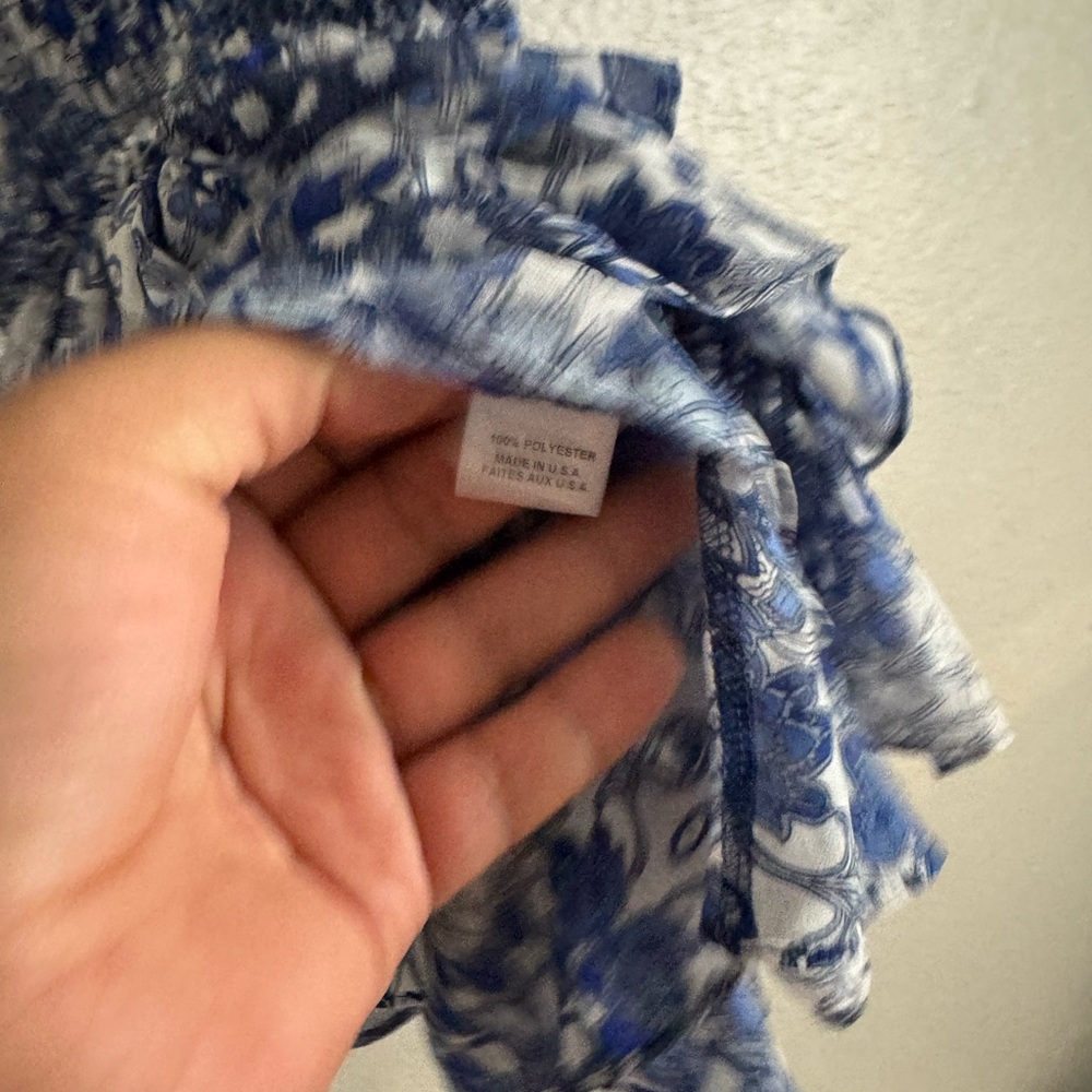 MISA Los Angeles Eloisa mini dress in Blue Tile Print - Picture 4 of 5